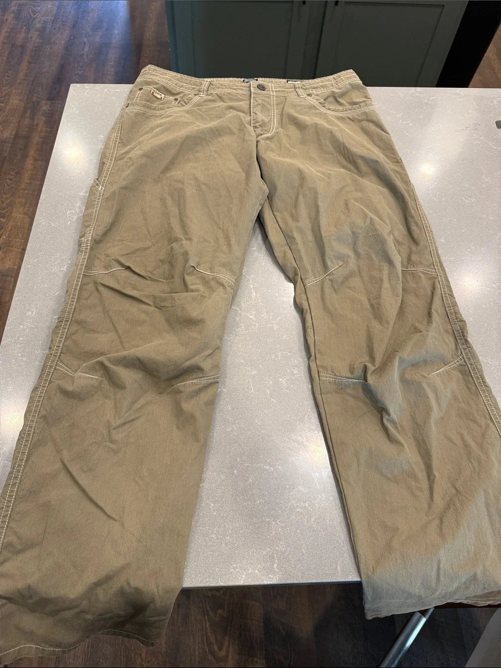 Kuhl Men's Tan Chinos - Rugged Straight Fit